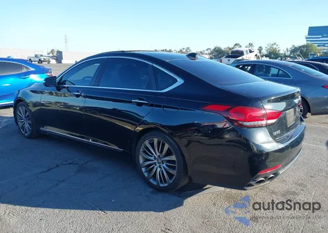 2015 Hyundai Genesis 5.0 z USA, uszkodzony, nr VIN KMHGN4JFXFU050153